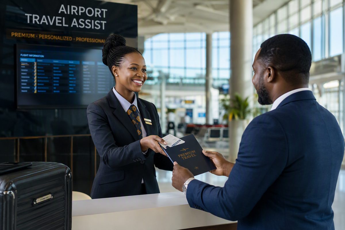 Assistance voyage - professionnels en déplacement à l'aéroport